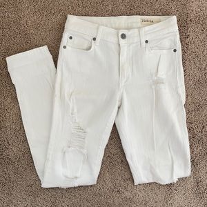 Pistola Mid Rise Distressed Jeans